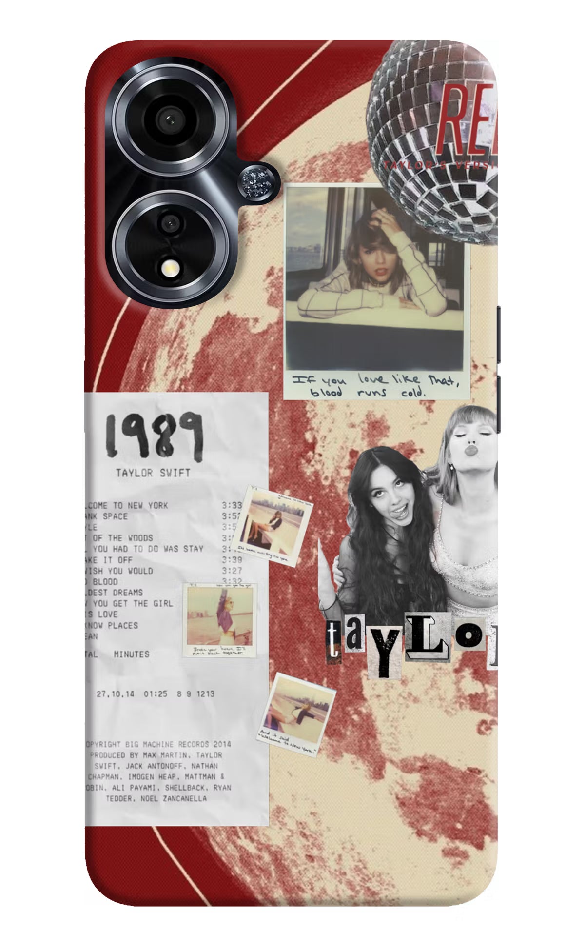Taylor Swift Oppo A59 5G Back Cover