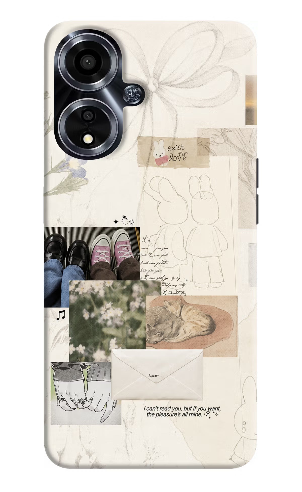 Soft Aesthetic Oppo A59 5G Back Cover