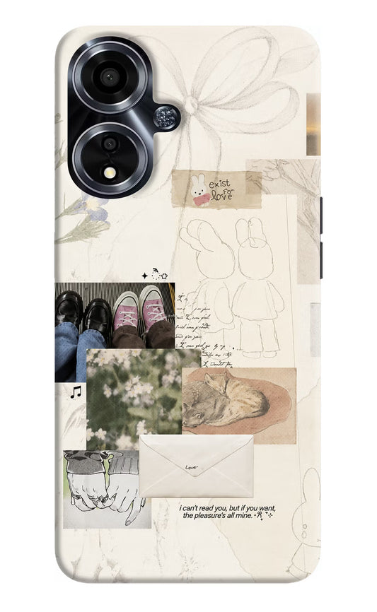 Soft Aesthetic Oppo A59 5G Hard Case Back Cover by Casekaro