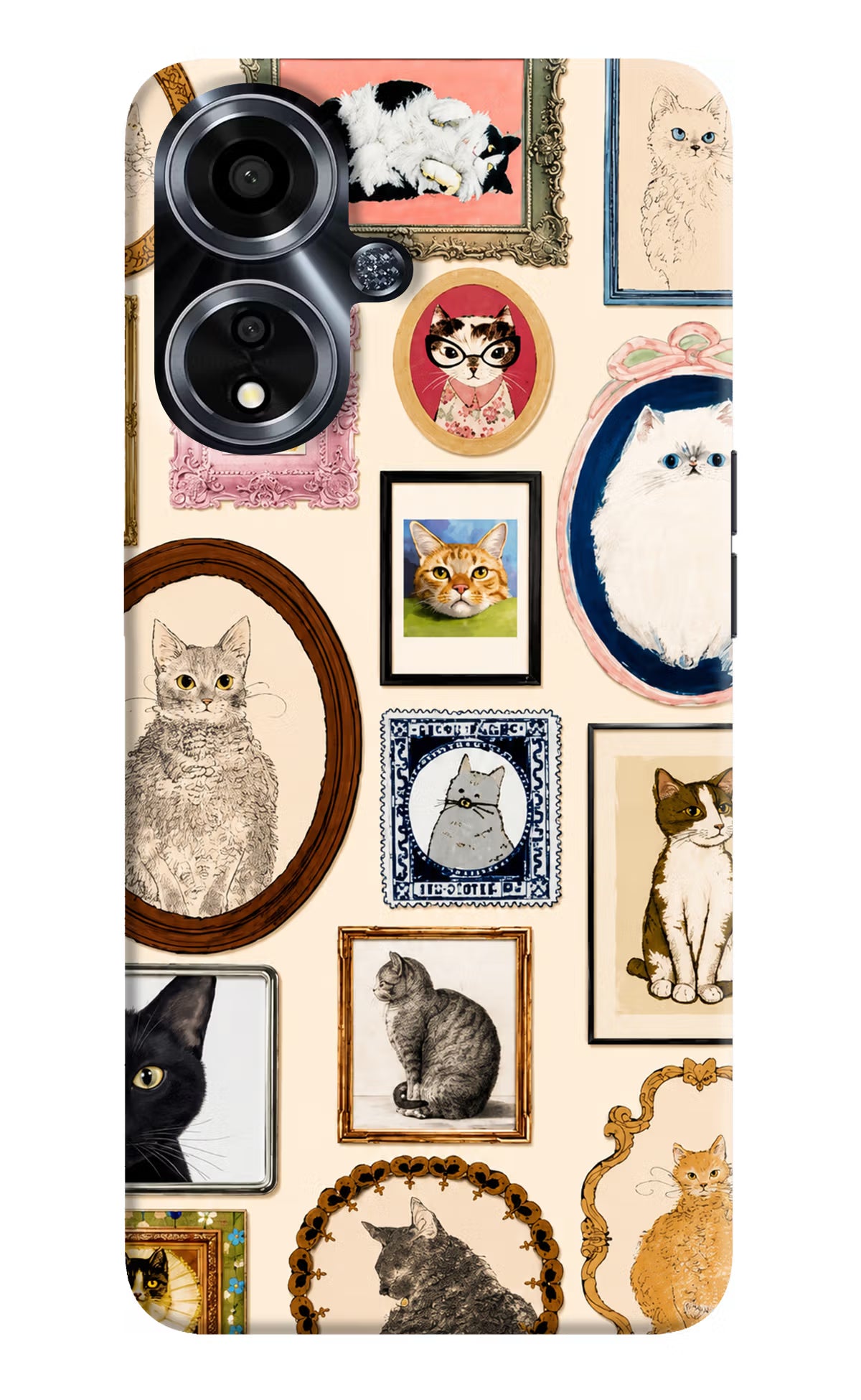 Mirror Cats Oppo A59 5G Back Cover