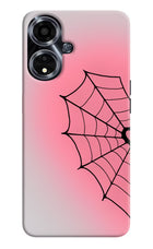 Pink Web Oppo A59 5G Hard Case Back Cover by Casekaro