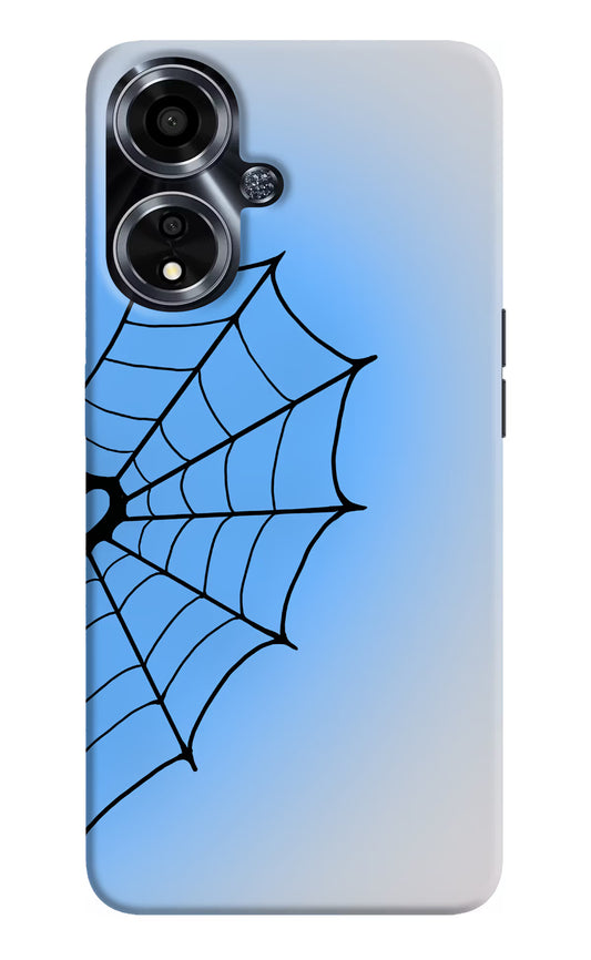 Blue Web Oppo A59 5G Hard Case Back Cover by Casekaro