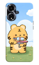 Tiger Treat Oppo A59 5G Hard Case Back Cover by Casekaro
