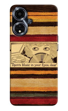 Vinyl Stripes Oppo A59 5G Back Cover