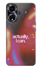 Pink Aura Oppo A59 5G Back Cover
