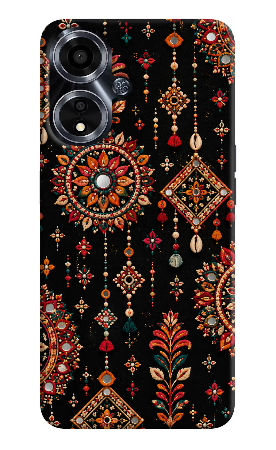 Boho Noir Oppo A59 5G Back Cover, Hard case