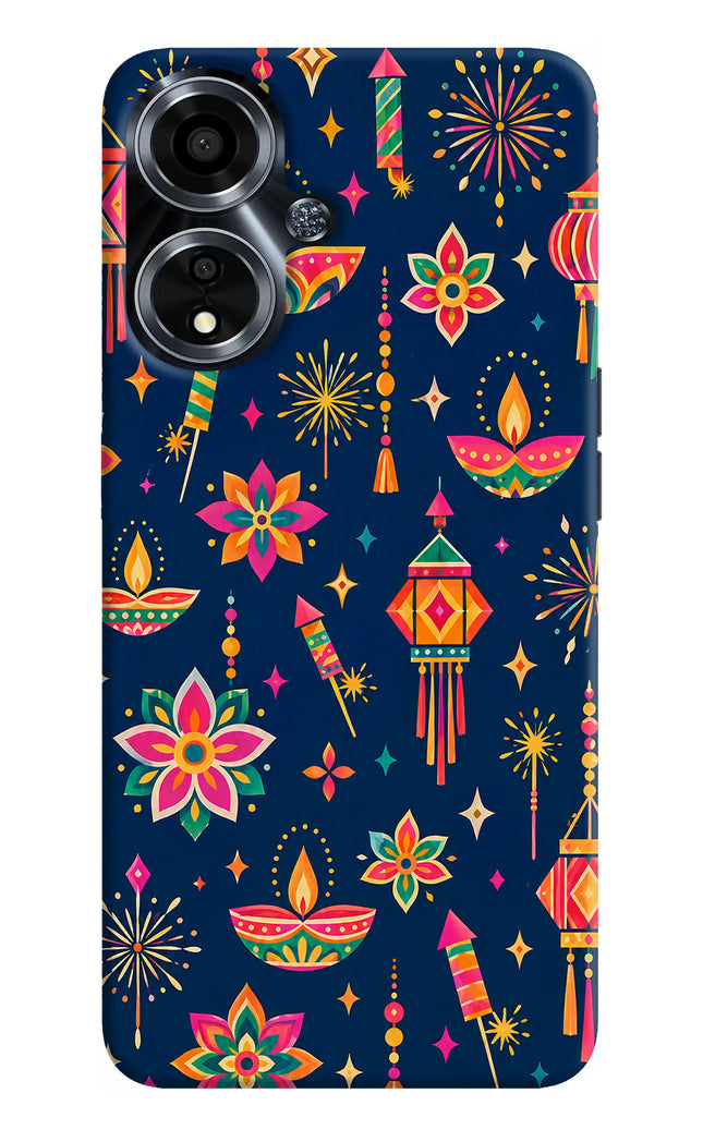 Festive Pop Oppo A59 5G Hard Case Back Cover by Casekaro
