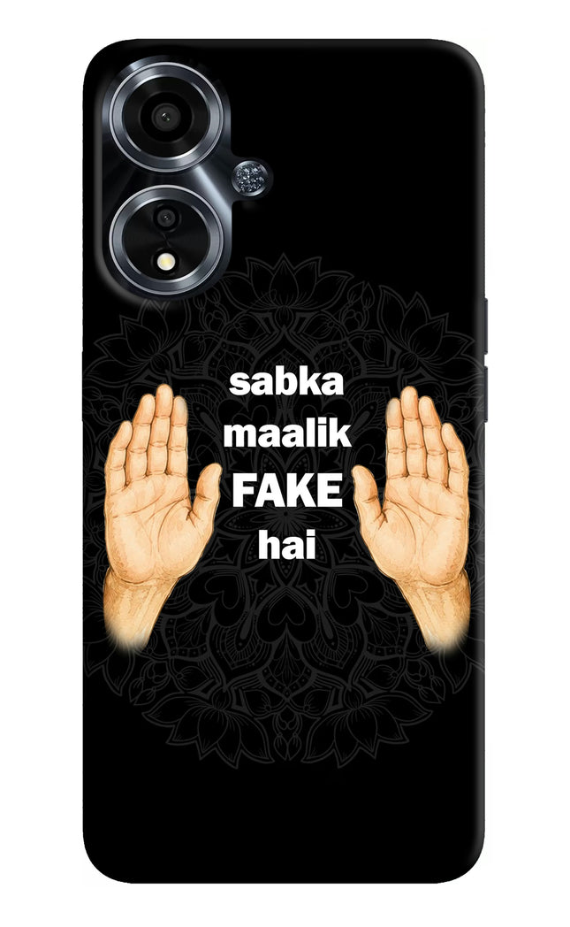 Sabka Malik Fake Oppo A59 5G Hard Case Back Cover by Casekaro