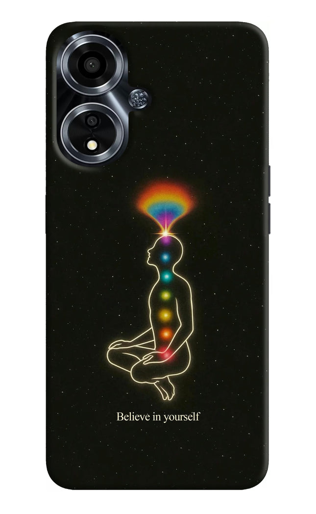 Believe in yourself Oppo A59 5G Hard Case Back Cover by Casekaro