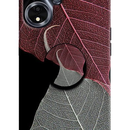 Leaf Pattern Oppo A59 5G Pop Case by Casekaro