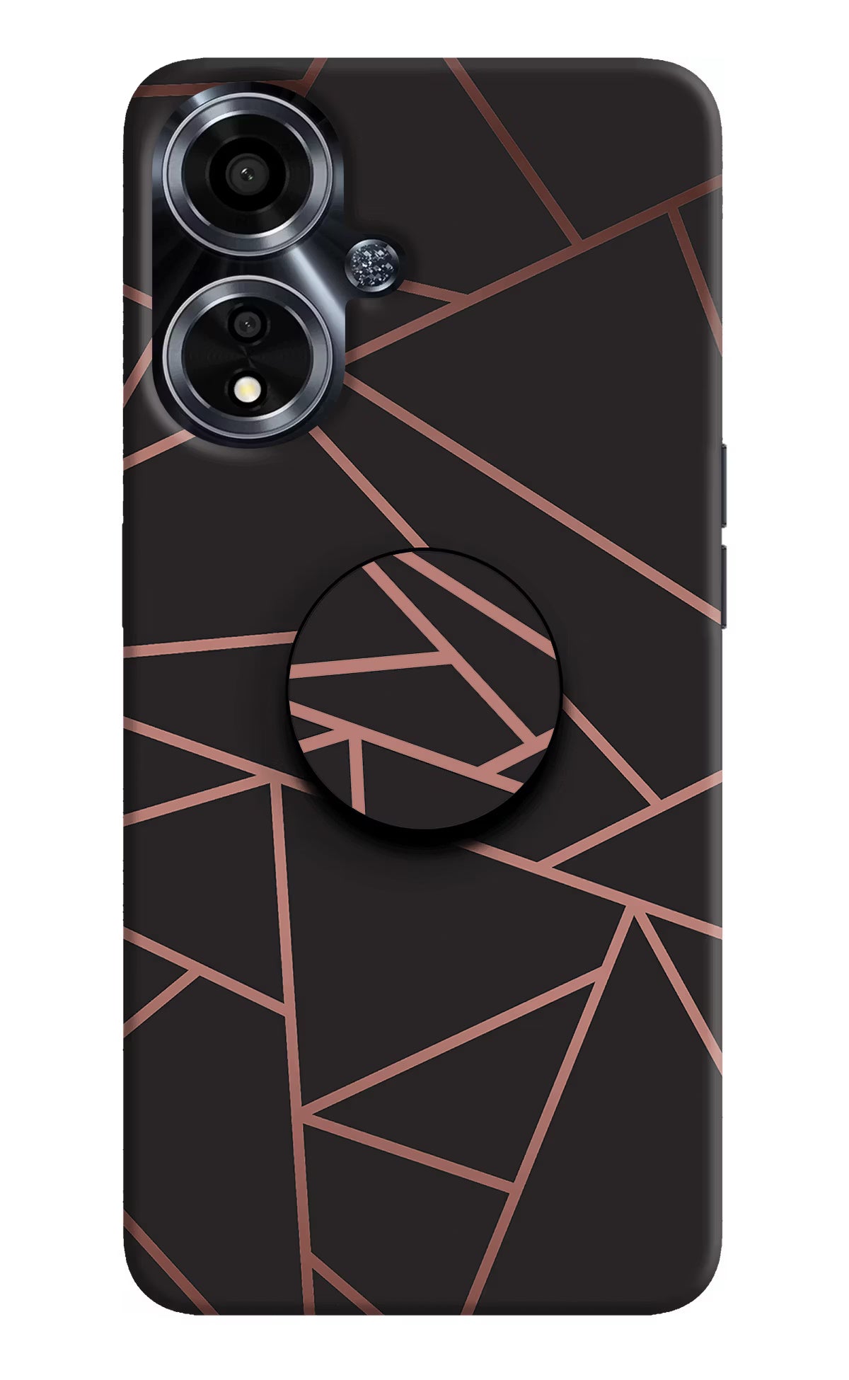 Geometric Pattern Oppo A59 5G Pop Case by Casekaro