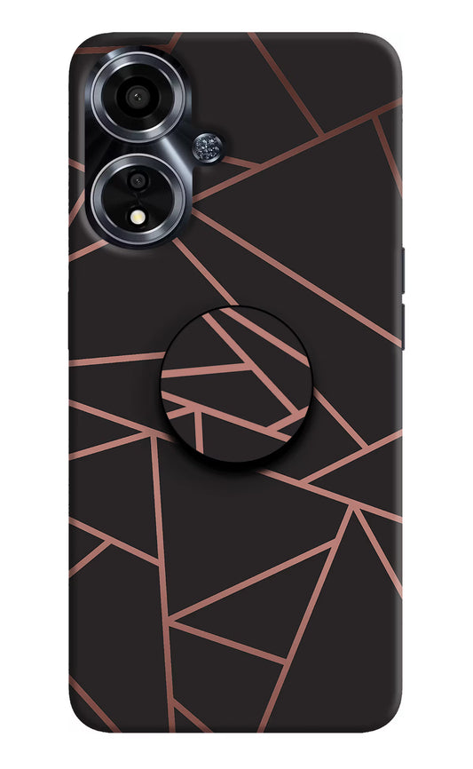 Geometric Pattern Oppo A59 5G Pop Case by Casekaro