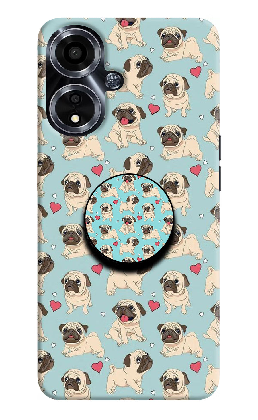 Pug Dog Oppo A59 5G Pop Case, Hard case