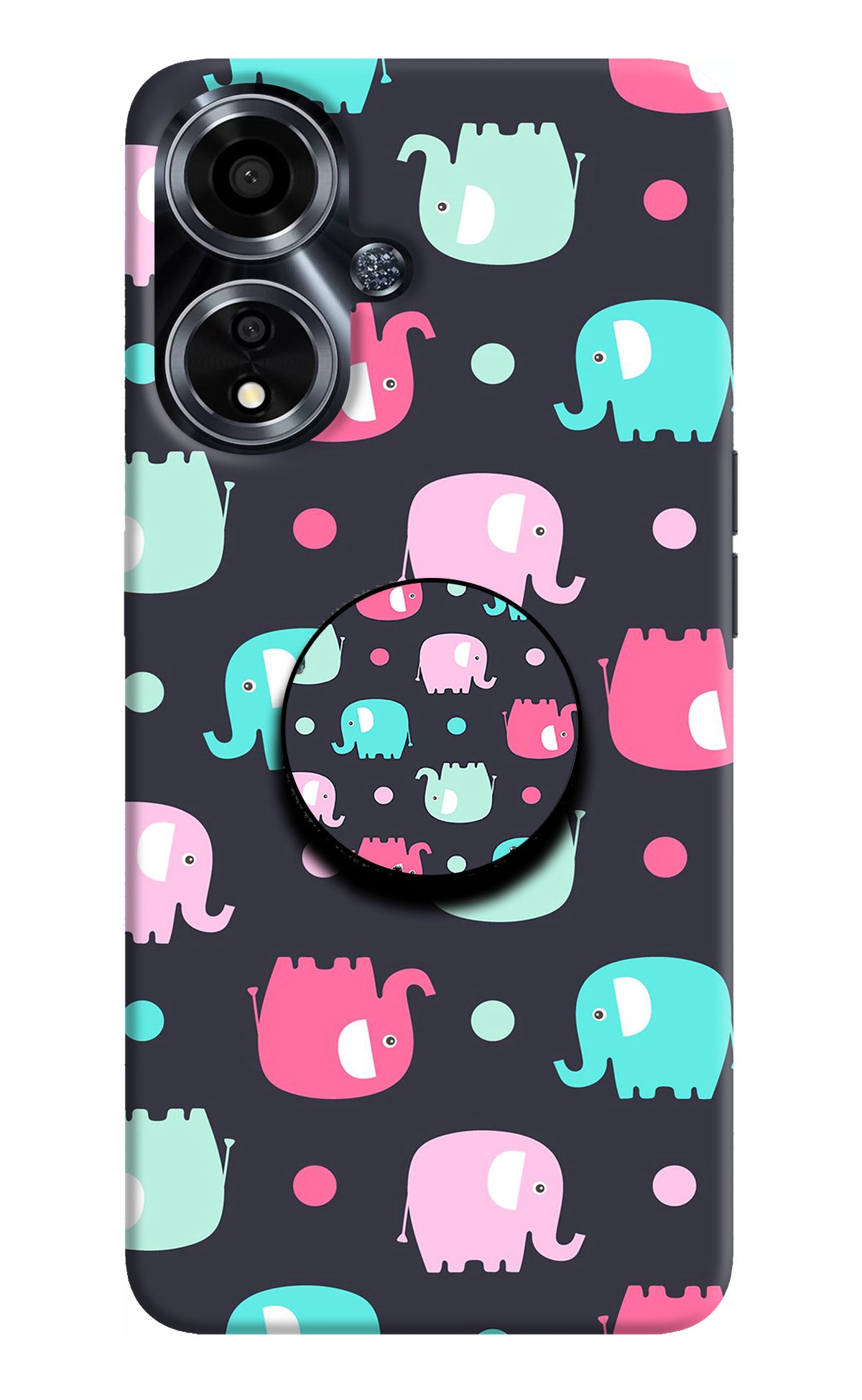 Baby Elephants Oppo A59 5G Pop Case