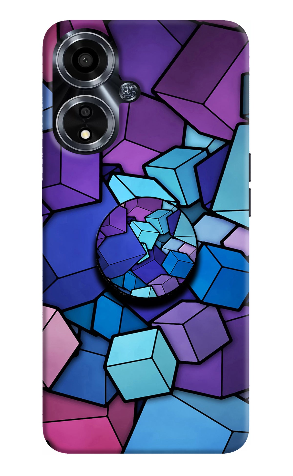 Cubic Abstract Oppo A59 5G Pop Case