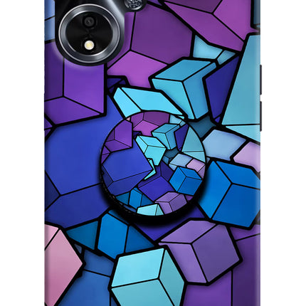 Cubic Abstract Oppo A59 5G Pop Case by Casekaro