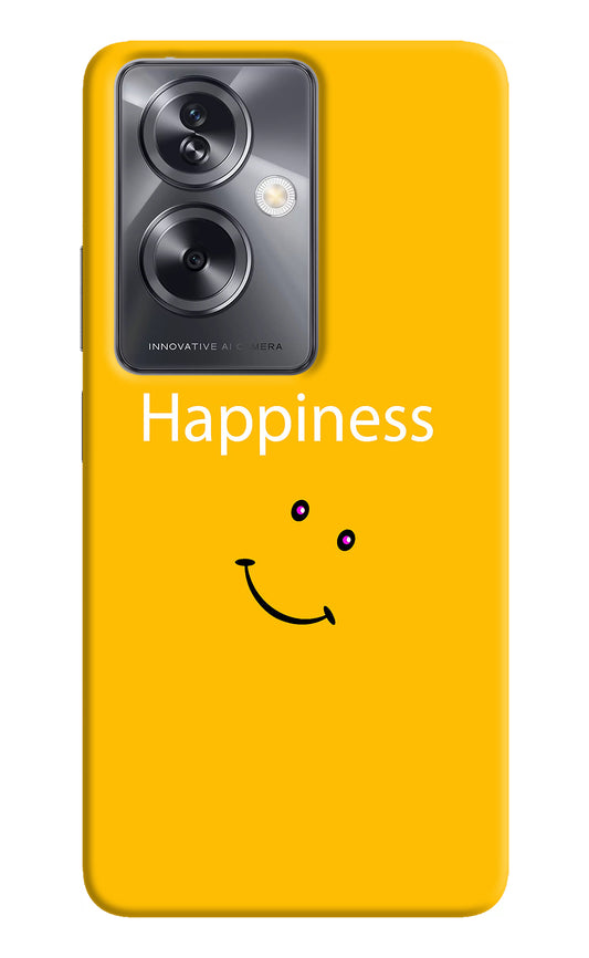 Happiness With Smiley Oppo A79 5G Back Cover