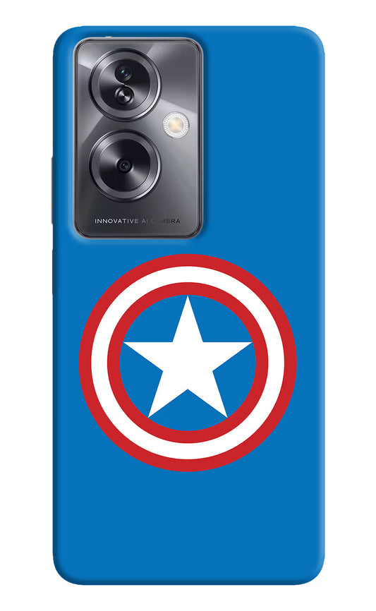 Captain America Logo Oppo A79 5G Hard Case Back Cover by Casekaro