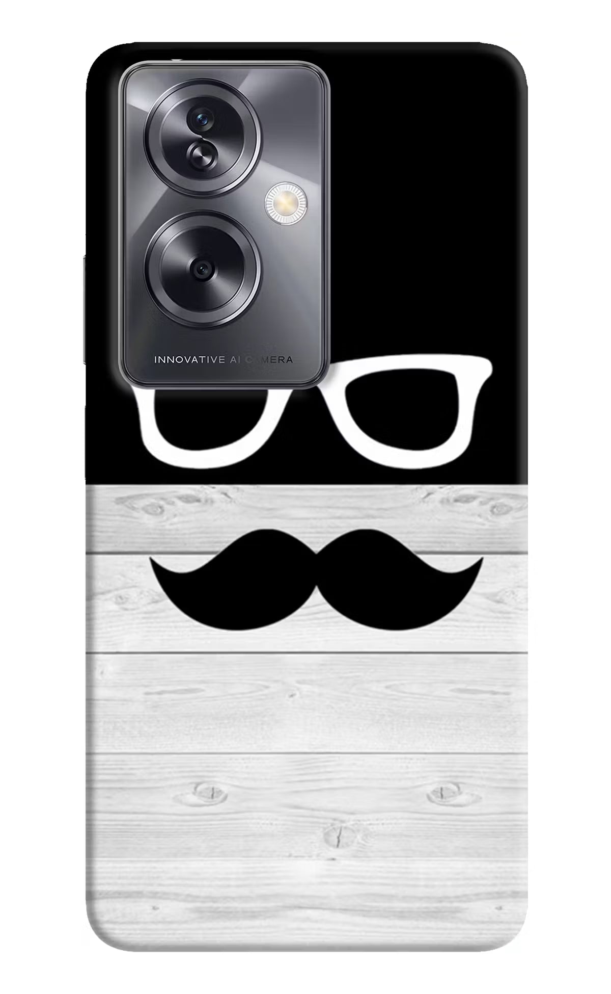 Mustache Oppo A79 5G Hard Case Back Cover by Casekaro