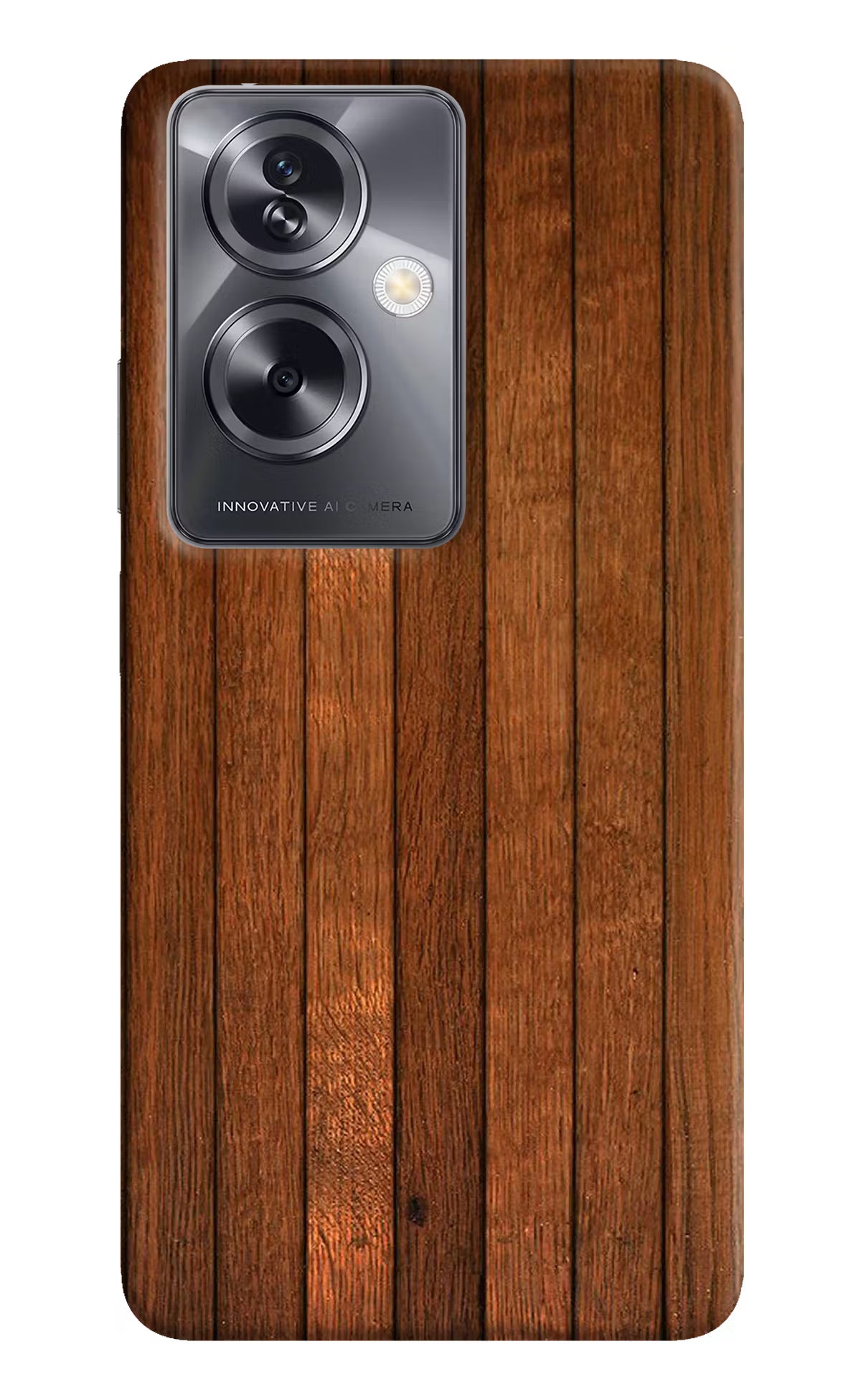 Wooden Artwork Bands Oppo A79 5G Hard Case Back Cover by Casekaro