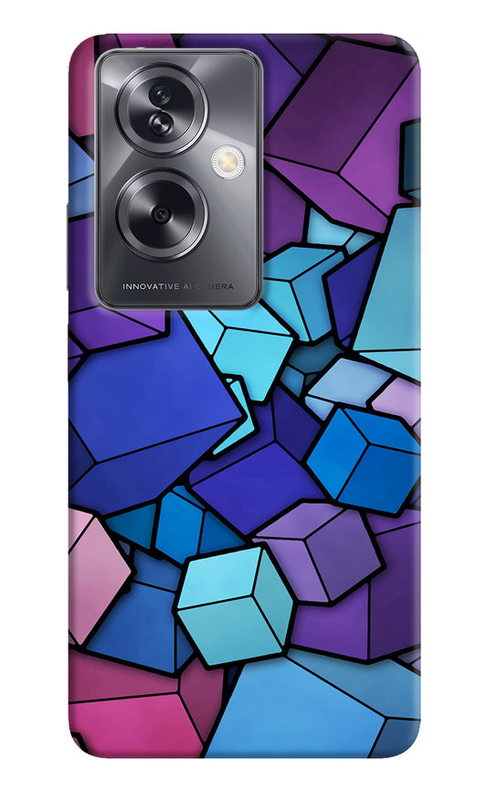 Cubic Abstract Oppo A79 5G Back Cover