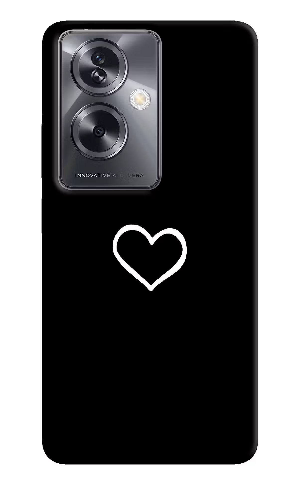 Heart Oppo A79 5G Hard Case Back Cover by Casekaro