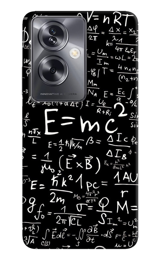 Physics Formula Oppo A79 5G Back Cover