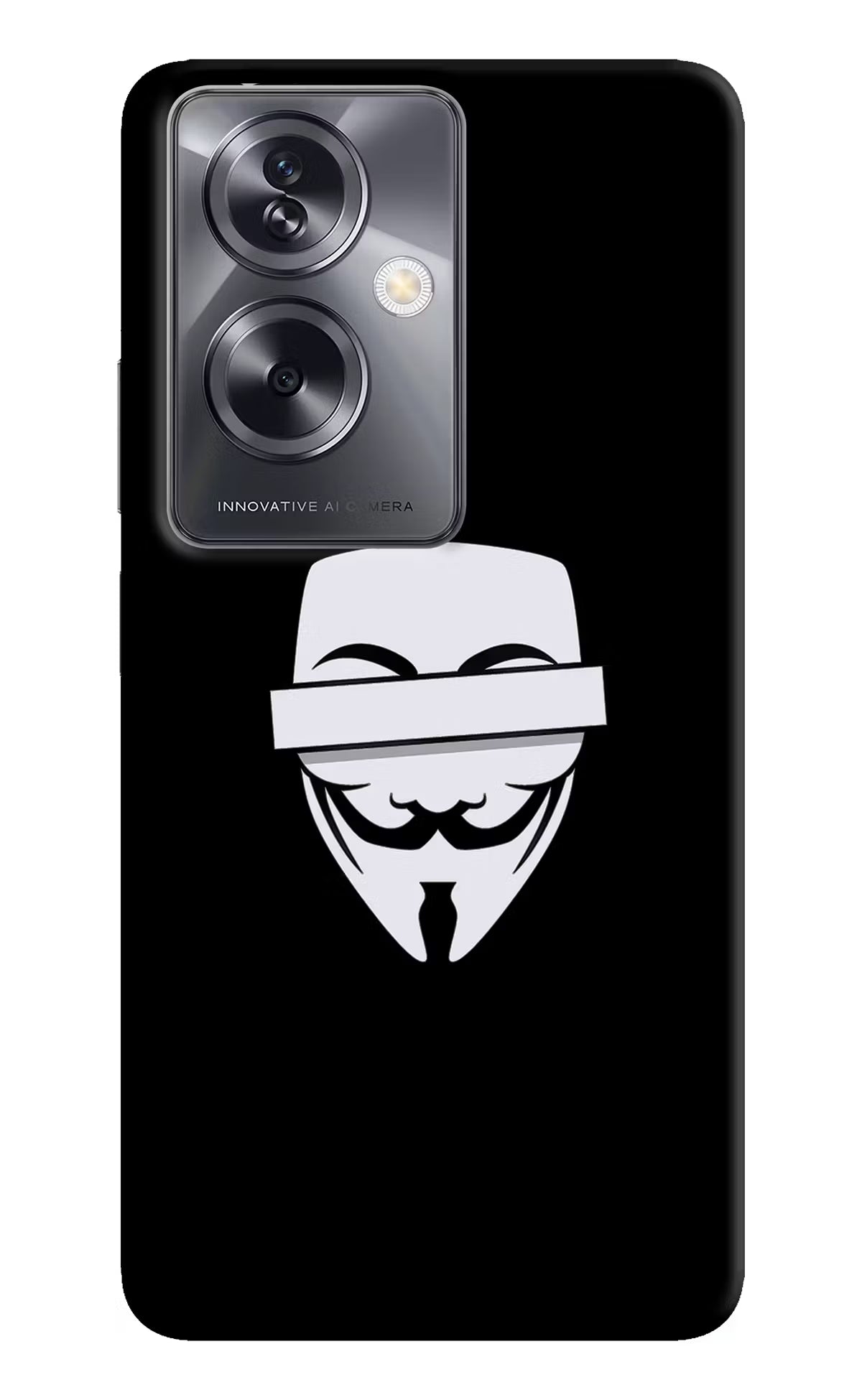 Anonymous Face Oppo A79 5G Hard Case Back Cover by Casekaro