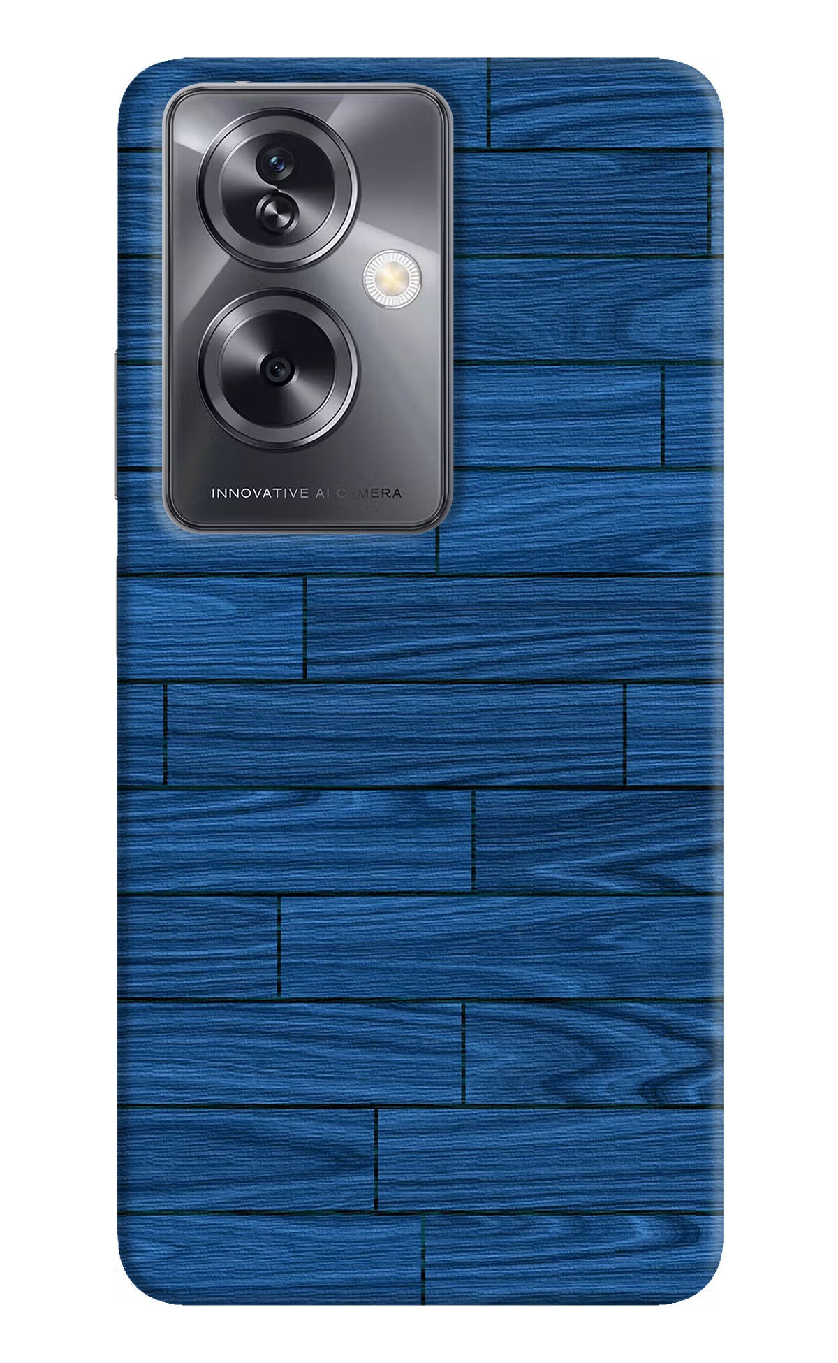 Wooden Texture Oppo A79 5G Hard Case Back Cover by Casekaro