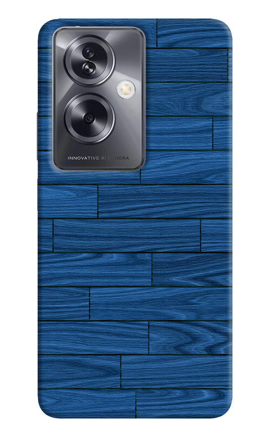 Wooden Texture Oppo A79 5G Hard Case Back Cover by Casekaro