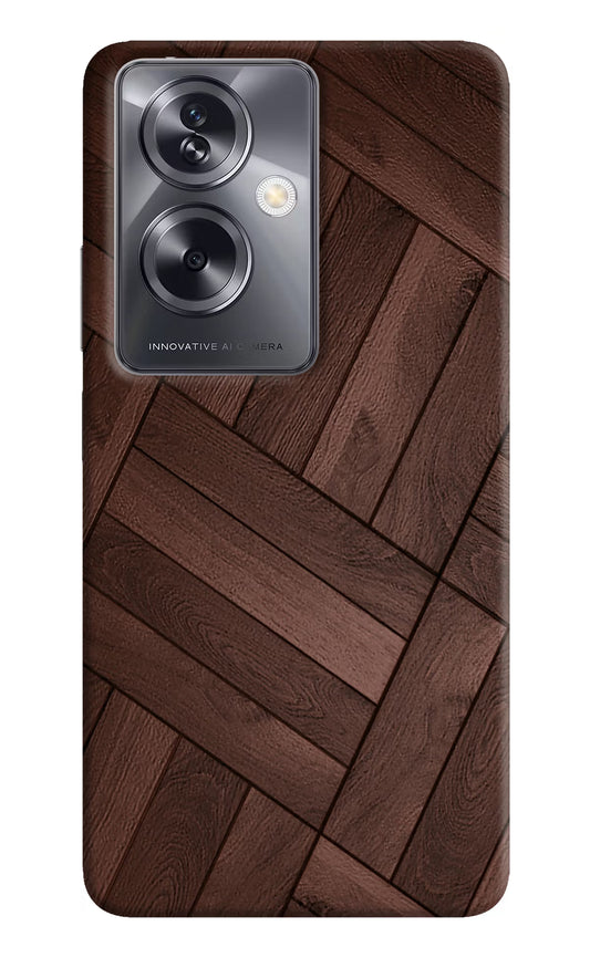 Wooden Texture Design Oppo A79 5G Hard Case Back Cover by Casekaro