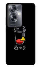 Coffee Oppo A79 5G Hard Case Back Cover by Casekaro