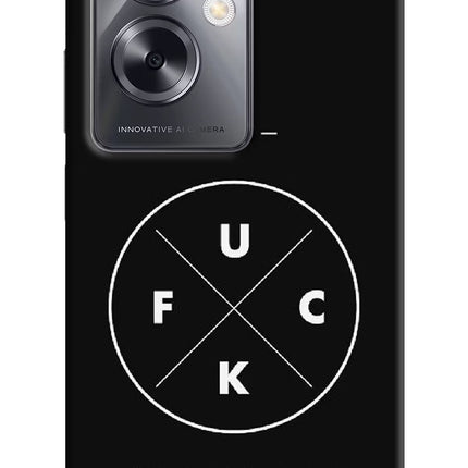 Go Fuck Yourself Oppo A79 5G Hard Case Back Cover by Casekaro