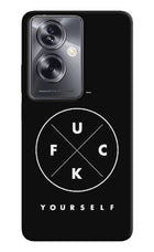 Go Fuck Yourself Oppo A79 5G Hard Case Back Cover by Casekaro