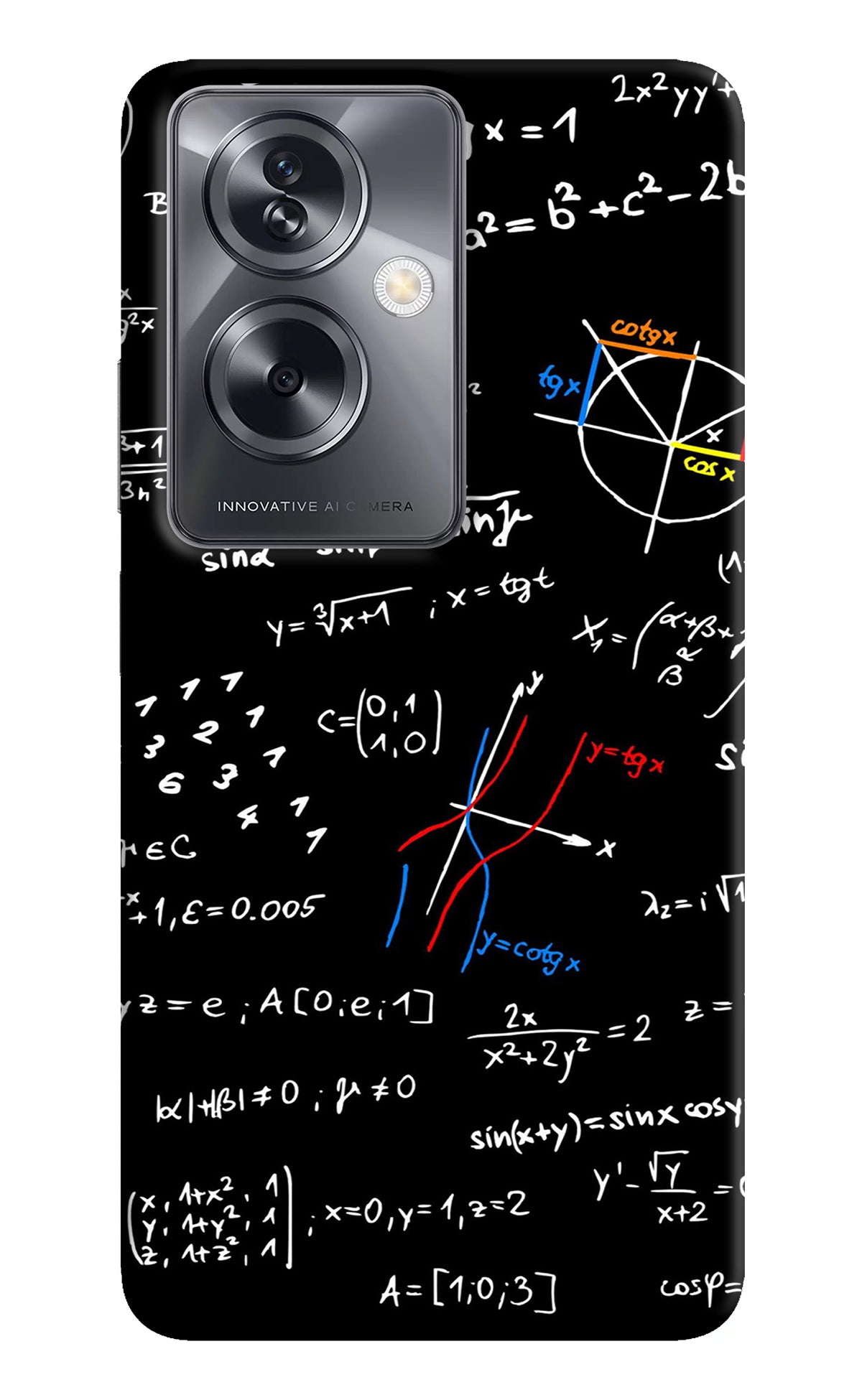 Mathematics Formula Oppo A79 5G Back Cover
