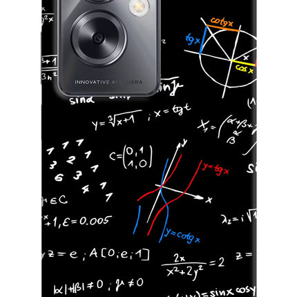 Mathematics Formula Oppo A79 5G Hard Case Back Cover by Casekaro