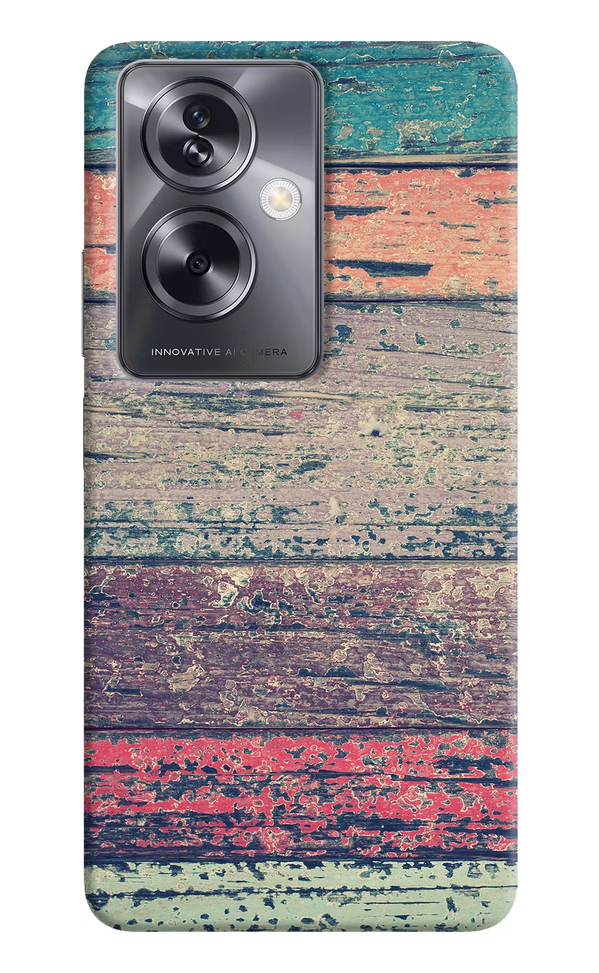 Colourful Wall Oppo A79 5G Hard Case Back Cover by Casekaro