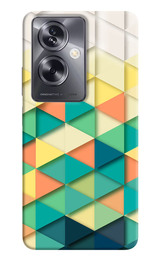Abstract Oppo A79 5G Hard Case Back Cover by Casekaro