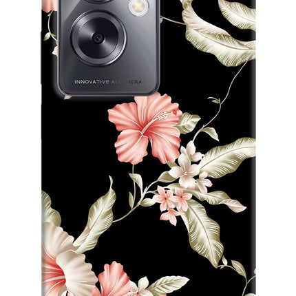 Flowers Oppo A79 5G Hard Case Back Cover by Casekaro