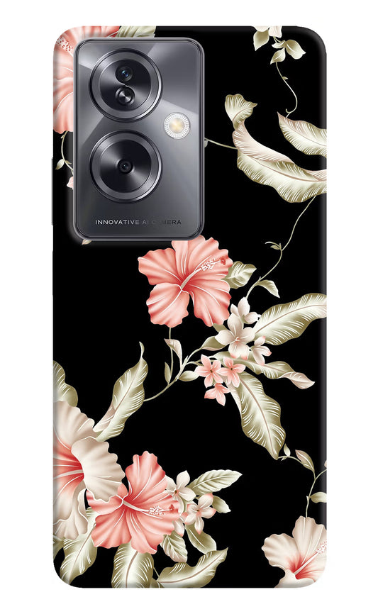 Flowers Oppo A79 5G Hard Case Back Cover by Casekaro