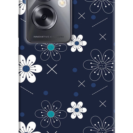 Flowers Oppo A79 5G Hard Case Back Cover by Casekaro