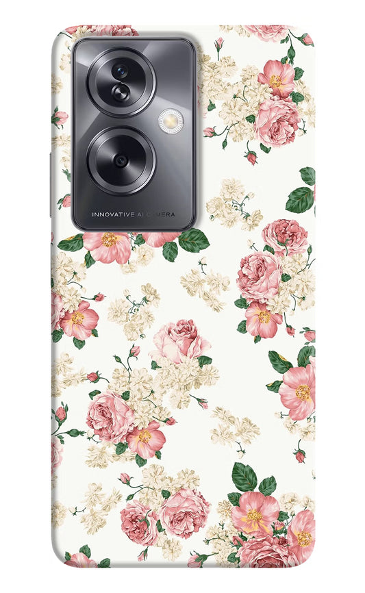 Flowers Oppo A79 5G Hard Case Back Cover by Casekaro