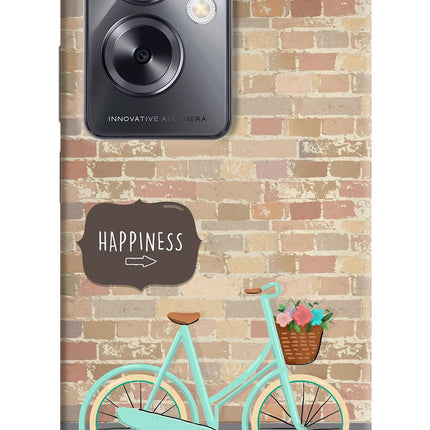 Happiness Artwork Oppo A79 5G Hard Case Back Cover by Casekaro