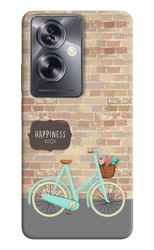 Happiness Artwork Oppo A79 5G Hard Case Back Cover by Casekaro