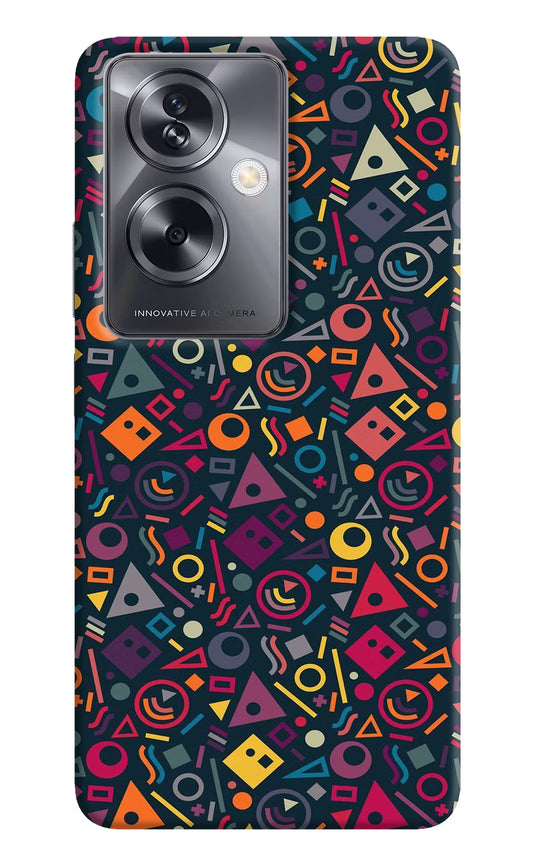 Geometric Abstract Oppo A79 5G Hard Case Back Cover by Casekaro