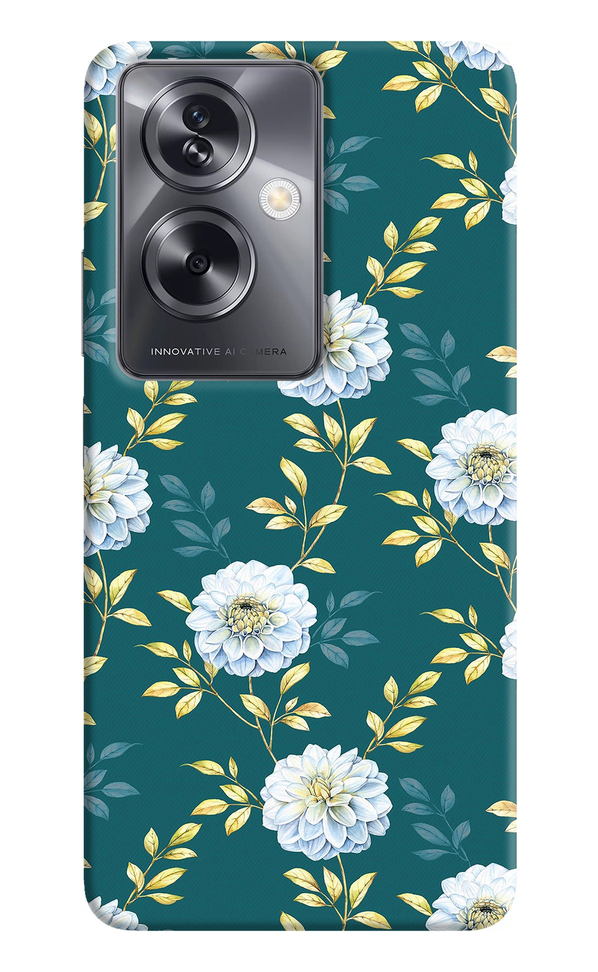 Flowers Oppo A79 5G Back Cover