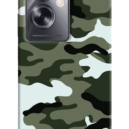 Camouflage Oppo A79 5G Hard Case Back Cover by Casekaro