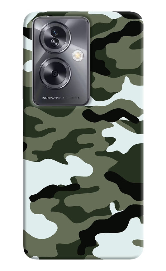 Camouflage Oppo A79 5G Hard Case Back Cover by Casekaro