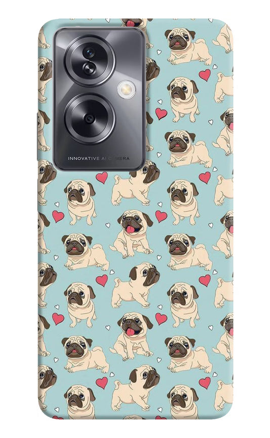 Pug Dog Oppo A79 5G Hard Case Back Cover by Casekaro