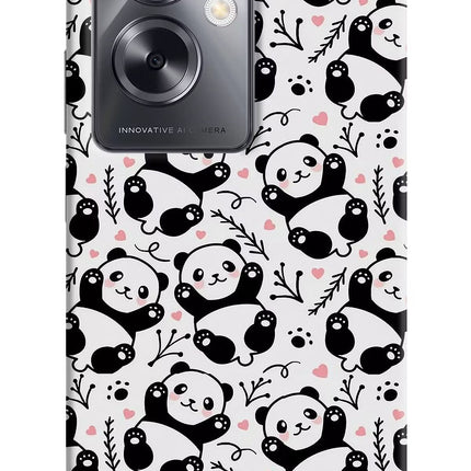 Cute Panda Oppo A79 5G Hard Case Back Cover by Casekaro